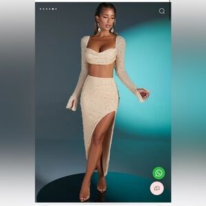 Oh Polly Embellished set in sand